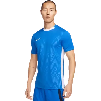 Fotbal Pánský fotbalový dres Nike Dri-FIT Challenge V modrý