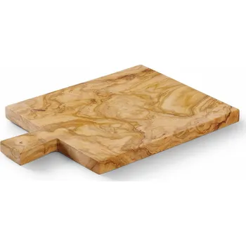Kuchyňské prkénko Servírovací deska z olivového dřeva, HENDI, 340x230x(H)22mm