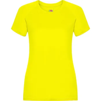 Cizojazyčná kniha Performance Women's T-shirt 613920 100% Polyester 140g Fruit of the Loom žlutá 2469907