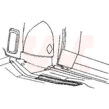 Nárazník Podélný nosník VAN WEZEL 1833326