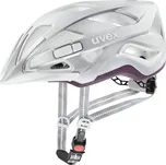 Helma na kolo Uvex City Active Velikost: 52-57 silver plum mat