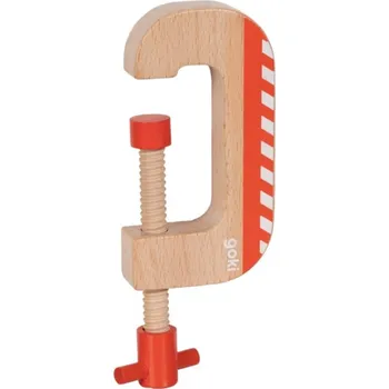 Dřevěná hračka GOKI Dřevěný šroubovací svěrák