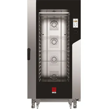 Vestavná trouba Konvektomat Millennial Touch Screen Gastro s automatickým mycím systémem, 20 × GN 1/1 - elektronicky řízený, elektrický, Tecnoeka, 400V/31000W, 930x1035x(H)1900mm