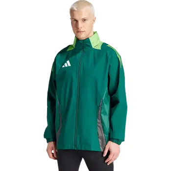 Pánská větrovka Pánská šusťáková bunda Adidas Tiro 24 Competiton Allweather zelená