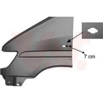 Blatník karosérie Blatník VAN WEZEL 3075657