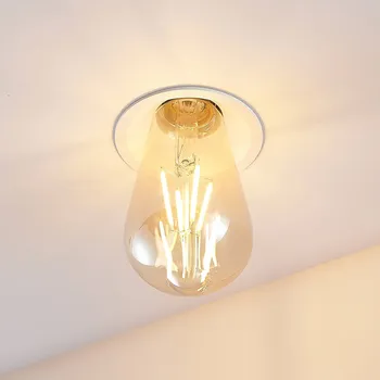 Lampička Molto Luce LED vestavné svítidlo Willi 68R, bílé, hliník, E27 Bílá / opál - Doprava zdarma