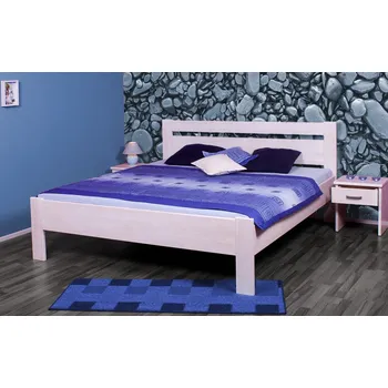 Postel Buková zvýšená manželská postel Tina Rozměr: 180x200, Moření: Třešeň