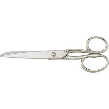 Nůžky na plech Víceúčelové nůžky 180 mm poniklované, 1 kulaté a 1 dlouhé rukojeťové oko kiesel 561 180