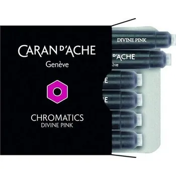 Inkoustové bombičky Chromatics CARAN D'ACHE 6ks, Divine Pink