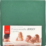 Nábytek PEGAS s.r.o. Prostěradlo JERSEY zelené - 180 x 200