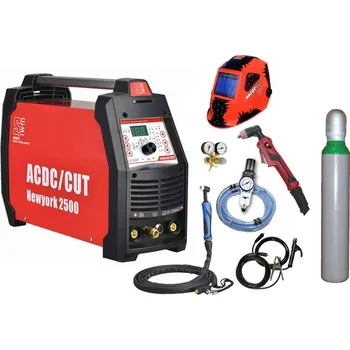 Svářečka VECTOR WELDING VECTOR NewYork 2500 ACDC + kabely + TIG hořák + Plazma hořák + kukla + lahev