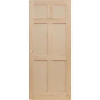 Interiérové dveře Hrdinka Kazetové dveře Leona A 80 cm Pravé