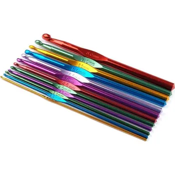 Jehla na filcování Háček na háčkování sada velikostí 12 ks - mix velikostí