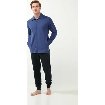 Vamp - Klasická modrá tepláková souprava 21686 - Vamp blue gray xl