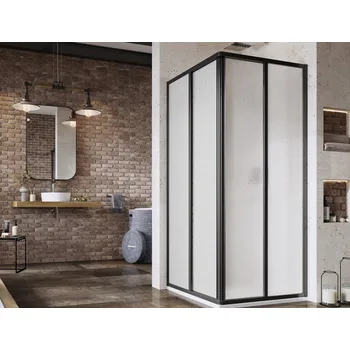 Ravak Sprchový kout Supernova SRV2+SRV2 SRV2+SRV2 90x90 195, černá+pearl 14V703O211S + voucher# Dodatečná sleva 5% kód: KOUPELNA