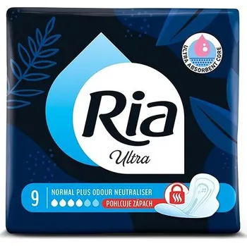 Menstruační vložka RIA Ultra Normal Plus Odour Neutraliser 9 ks