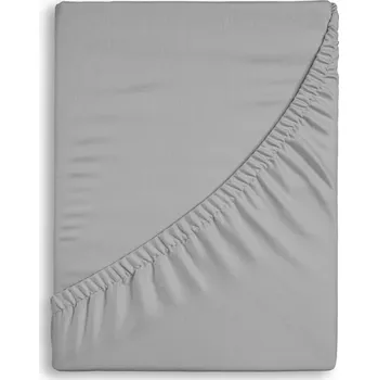 Prostěradlo světle šedé, Matějovský Rozměr prostěradla: 100x200 cm, Materiál prostěradla: Jersey