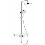 MEXEN - Exxo Sprchový sloup s dešťovou sprchou a baterií, chrom/bílá 78113-20