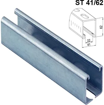 Stavební profil Montážní profil fischer FUS 62/2,5 - 3 m (41/62/2,5) HDG