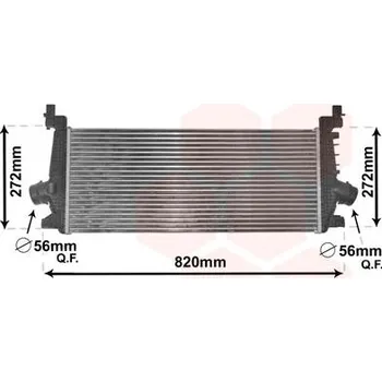 Turbodmychadlo chladič turba VAN WEZEL 37004640