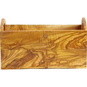 Kuchyňské prkénko Nádoba z olivového dřeva, HENDI, 245x198x(H)194mm