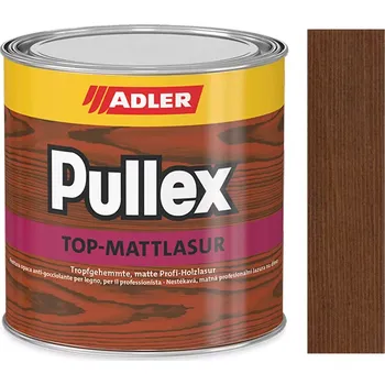 Lak na dřevo Adler Pullex Top-Mattlasur - Profesionální univerzální lazura s matným povrchem - Palisandr 4,5l
