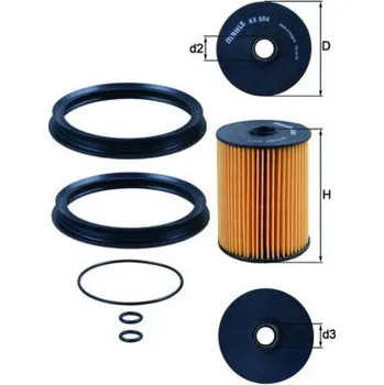 Palivový filtr Palivový filtr KNECHT KX 504D