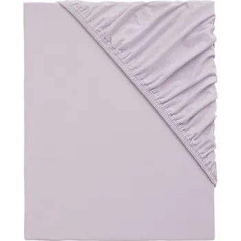 Prostěradlo Emma Žerzejové napínací prostěradlo, 90–100 x 200 cm (světle růžová)