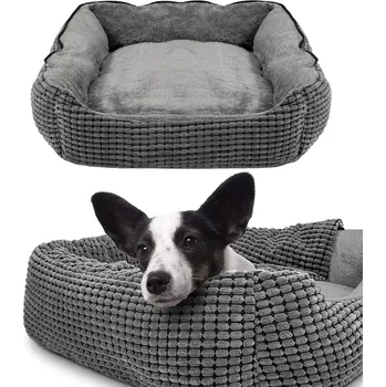 Pelíšek pro psa Pelíšek pro psy a kočky MANCHE vel. XL 90x64 cm šedý