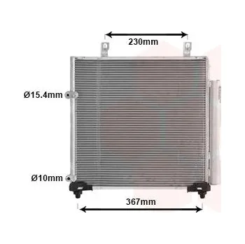 Výparník klimatizace Kondenzátor, klimatizace VAN WEZEL 32015702
