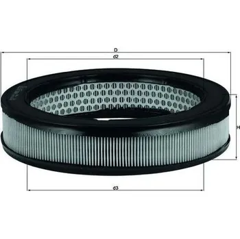 Vzduchový filtr Vzduchový filtr KNECHT LX 67