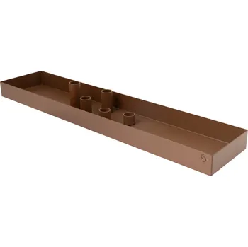 Svícen Storefactory Magnetický svícen Sund Brown 60 cm