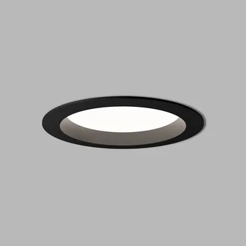 LED2 Nenápadné vestavné svítidlo ve tvaru kruhu Kapa Barva: Černá, Stmívání: Stmívatelné DALI/PUSH, Průměr: 190 mm 2235353D