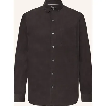 Pánská košile Paul Pánská Manšestrová Košile Comfort Fit, tmavě šedá, 42