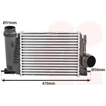 Turbodmychadlo chladič turba VAN WEZEL 43014710