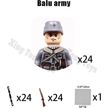 Stavebnice LEGO Stavební bloky válečníků s příslušenstvím | Styl Lego - Brown gun-202952879