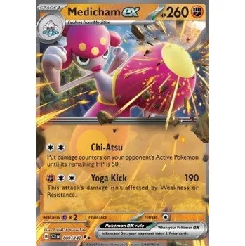 Karetní hra Pokémon SCR 080/142 Medicham ex - Stellar Crown