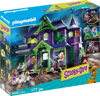 Stavebnice Playmobil Playmobil Scooby-Doo 70361 Dobrodružství ve Strašidelném domě