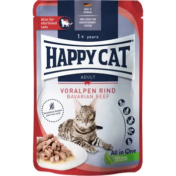 Krmivo pro kočku Happy Cat Meat in Sauce - Culinary Voralpen-Rind 85 g (min. odběr 20 ks)