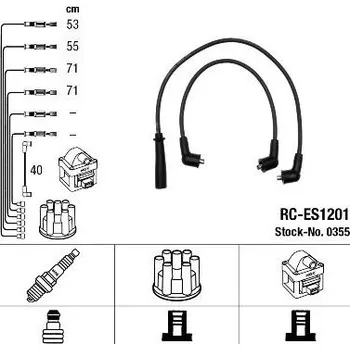 Zapalovací kabel Sada kabelů pro zapalování NGK 0355