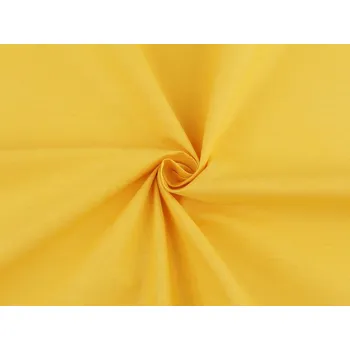 Bavlněná látka / plátno jednobarevná METRÁŽ - 31 (6) žlutá narcisová