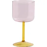Hay, Skleničky na víno Tint Wine Glass růžovo-žluté 2 ks - Formadore