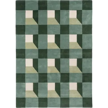 Bytový textil Vopi Vlněný kusový koberec Harlequin Blocks fern 141907 Brink & Campman (Varianta: 140 x 200)