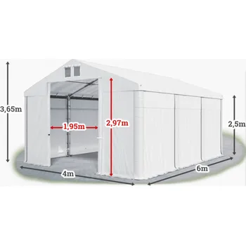 Zahradní stan Skladový stan 4x6m PROFI