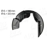 Ochranný plech proti rozstřikování, brzdový kotouč AIC 57787