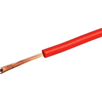 elektrický kabel H05V-K 1X0,75 RD vodič červený