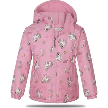 Dívčí bunda Dívčí podzimní bunda KUGO KM9924 lososová