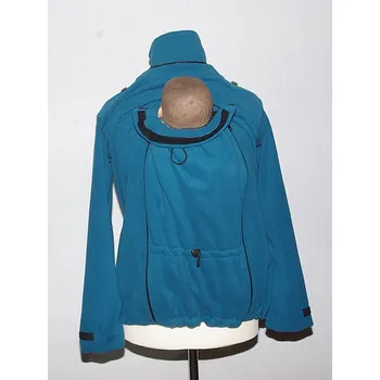 Pánská mikina Šanami - Fleecová mikina pro nošení dětí - 2v1 - petrolejová Velikosti: XL