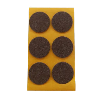 Podložka pod nábytek Samolepící filc-kulatý, 40mm INDUSTRIAL PACKAGING - hnědý