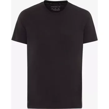 Pánské tričko PORSCHE DESIGN Leisure T-shirt Tričko sportovní s kulatým výstřihem a s černým lemem a logem na rukávu černá (Pohodlné tričko běžného střihu s bočním rozparkem.)